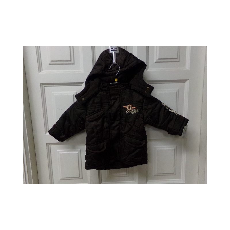 Chaquetón  marrón Orchestra talla 6 meses. Segunda mano