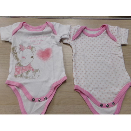 2 Bodys talla 1-3 meses. Segunda mano