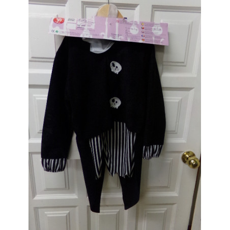 Disfraz esqueleto talla 7 años. Segunda mano