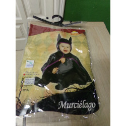 Disfraz Capa de Murciélago. Talla 12-24 meses. Segunda mano