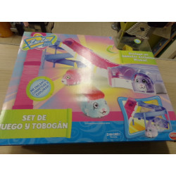 Zhu Zhu Set de juego y tobogán. Segunda mano