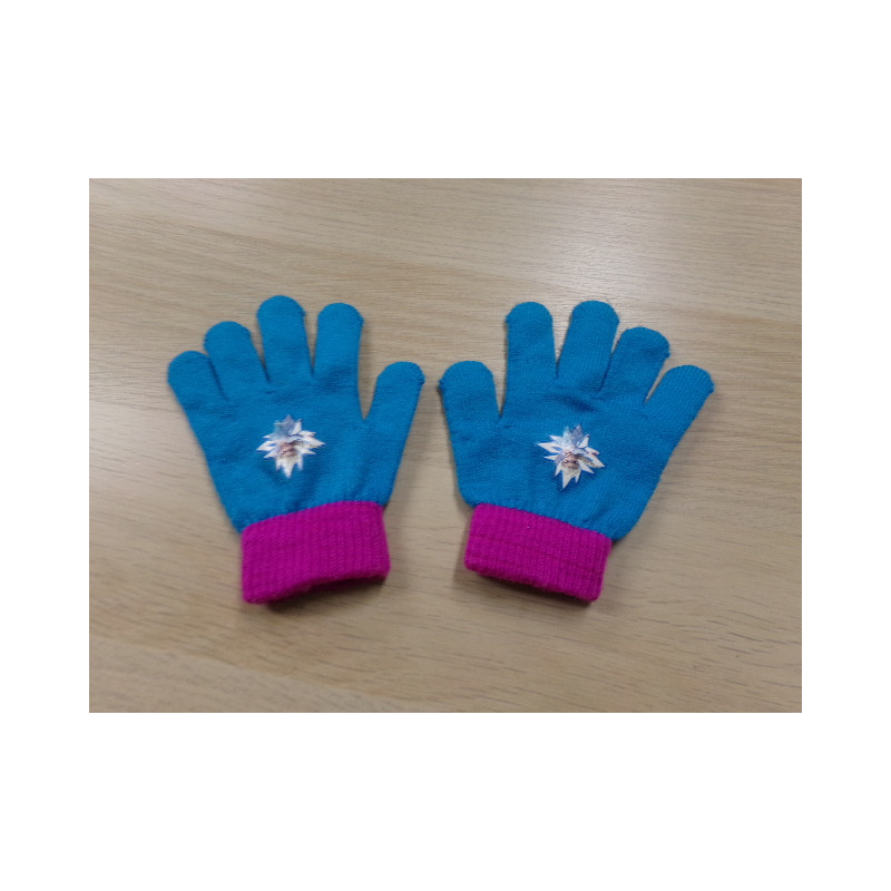 Guantes Frozen talla 3-4 años. Seguda mano