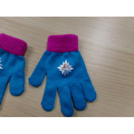 Guantes Frozen talla 3-4 años. Seguda mano