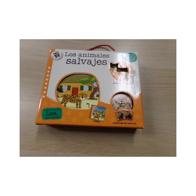 Libro y juego. Los animales salvajes. Segunda mano