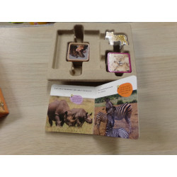 Libro y juego. Los animales salvajes. Segunda mano