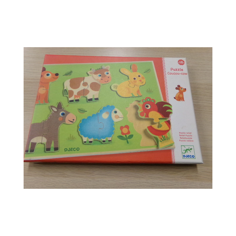 Puzzle de madera Djeco. Segunda mano